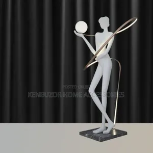 Modern Humanoid Statue Floor Lamp Chandelier