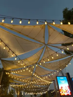 String Light Lampholder 10meter 20lampholder Complete With Bulb