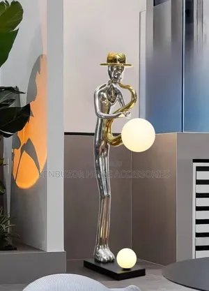 Humanoid Sculpture Statue Floor Lamp for Christmas