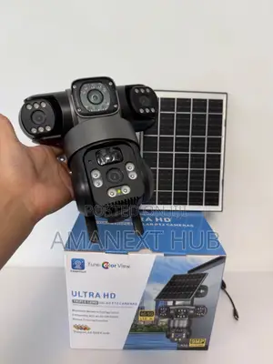 3in1 Lens Solar CCTV Camera