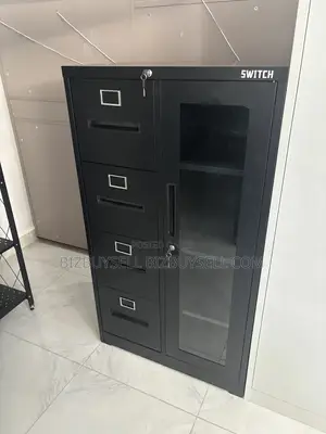 Metal Office Shelve With Drawers