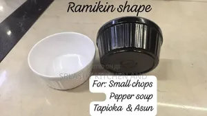 Ramikin Shape Small Chops/Pepper Soup/Tapioca Asun Bowl