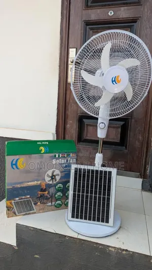 16 Inches Rechargeable Fan With Panel