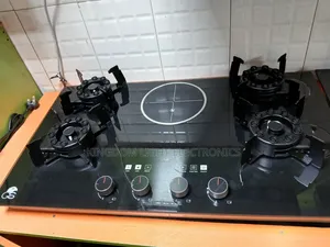 Gs Luxury Flip Up 4 Gas 1 Electric Inbuilt Cooker 60x90cm.