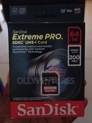 Sandisk Extreme Pro SDXC Uhs-I Card 64gb