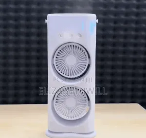 Double Spray Fan With Humidifier Plus Free Essential Oil
