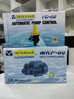 Interdab 0.5hp Surface Pressure Pump With Guage at Karly Homes