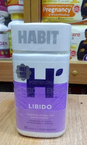 Habit Libido 100mg Maca Extract X 60 Capsules