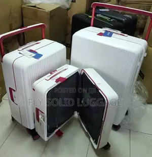 Luxury Wide Hand Set Of 3 Aluminum Luggage Traveling Box