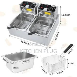 Double Bowl Deep Fryer