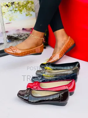 Women's Flat Office Shoe With Square Toe Shape. Sizes 38-43. #Chim