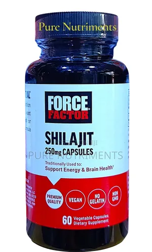 Force Factor Shilajit 250mg –Support, Energy And Brain Health 60caps
