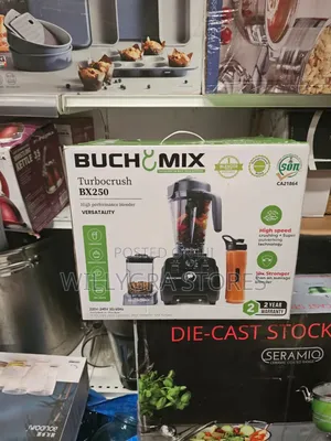 Buchymix Classic 3-in-1 Turbocrush Blender With A Free Juice Bottle