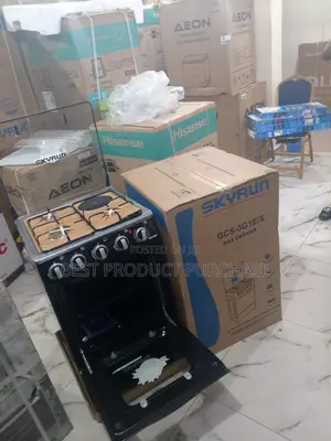 Brand New Skyrun GCS-3g1e/X 50x50 3gas+1electric Cooker – Full Warrant