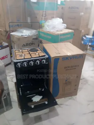 New Skyrun GCS-3g1e/X Stainless 50x50 Gas Cooker With Oven Grill