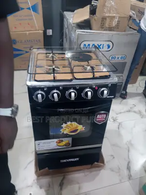 Skyrun GCS-3g1e/X 4-Burner Gas Cooker With Electric Plate – New 2025