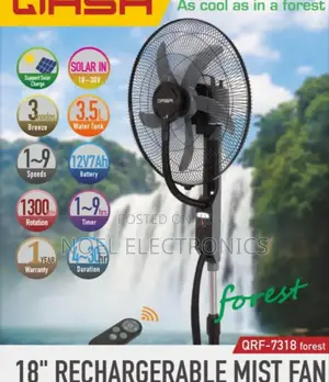 Qasa 18" Rechargeable Mist Fan Qrf-7318 Forest