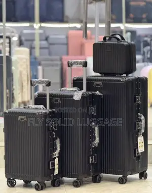 High Quality 4 in 1 Set Aluminum Luggage and Traveling Boxes
