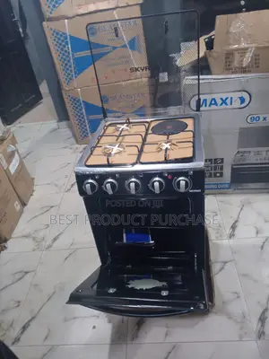 Skyrun 50x50 3+1 Gas Cooker GCS-3g1e/X Oven + Timer – New
