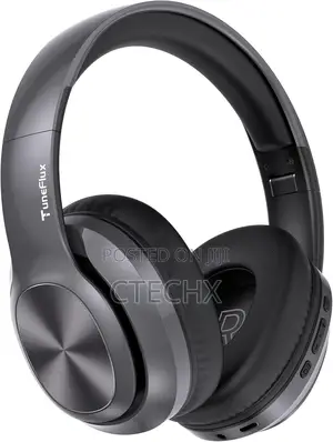 Tuneflux Wireless Bluetooth Headphones Over Ear, 80h Playtime