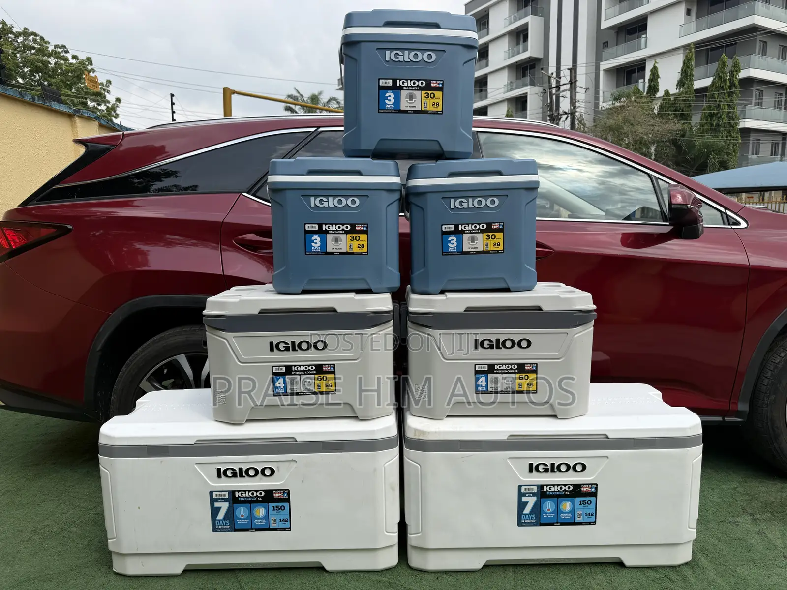 Igloo Multipurpose Coolers in Different Sizes