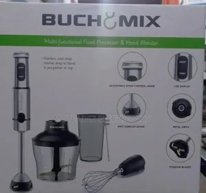 Buchymix 12in1 Multifunction Food Processor W/Turbo Stick Hand Blender