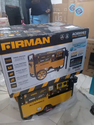 Firman Ac6000e2 3.5kva Key Start Generator 100% Copper – New 2025