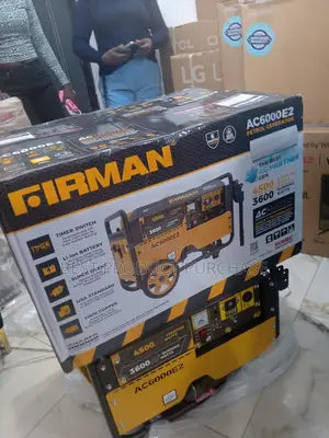 Firman Ac6000e2 3.5kva Generator With Wheels Handle – Brand New