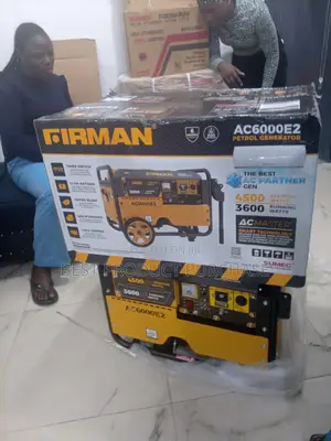 New Firman Ac6000e2 Petrol Generator 12+ Hours Runtime