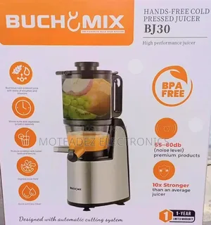 Buchymix 230w High Performance Hand Free Cold Pressed Slow Juicer Bj30