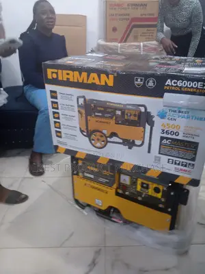 Firman Ac6000e2 3.5kva Petrol Generator (New) Full Package