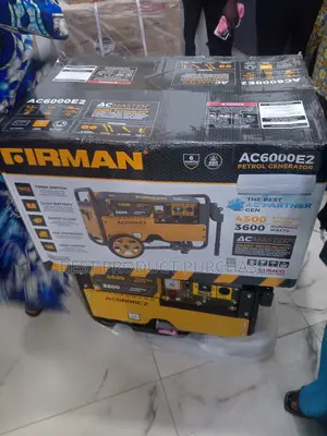 Firman Ac6000e2 Key Start Generator 3.5kva – Brand New Sealed