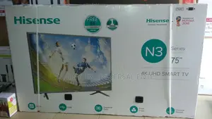 Original Hisense Smart UHD TV 75" With 2yrs Warranty Sign