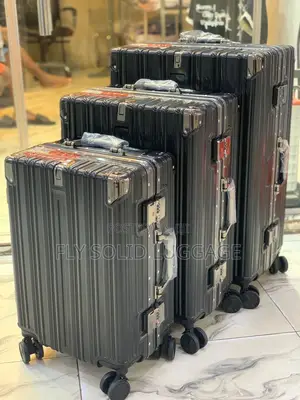 Quality Double Set 3 Aluminum Luggage Box