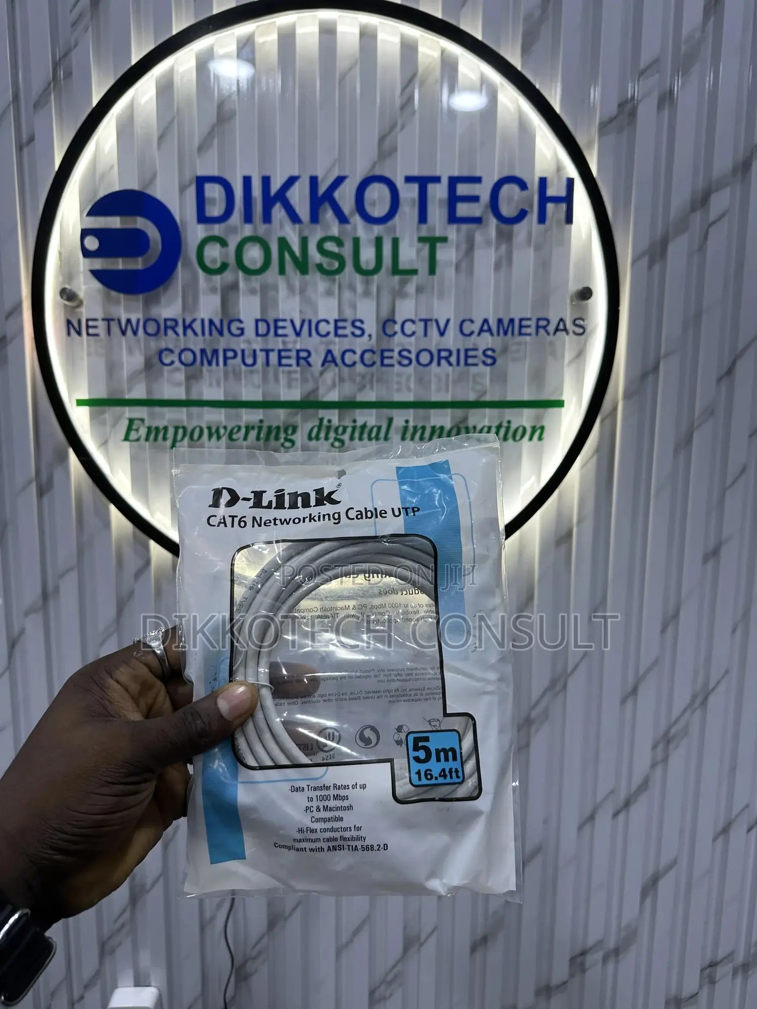 D-Link Cat6 Patch Cable – 5m