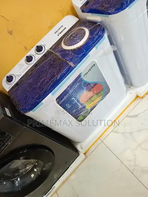 Polystar 7kg Semi-Automatic Twin Tub Washing Machine (White)
