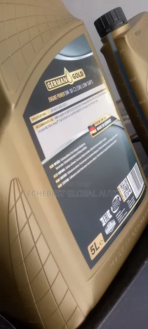 German Gold Engine Oils. ( Power to Perform)