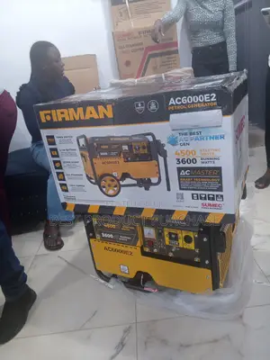 New Firman Ac6000e2 Key Start 3.5kva Generator + Oil Alert