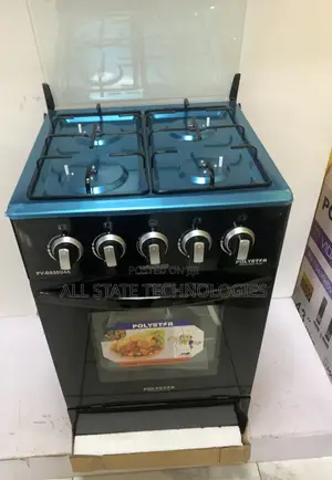 Polystar Standing Gas Oven With 4 Gas Burners – Model Pv-8555g4a