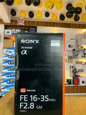 Sony Fe 16-35mm F/2.8 Gm Lens | Ultra-Wide Zoom E Mount