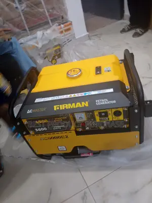 New Firman Ac6000e2 Generator 100% Copper + 15l Fuel Tank