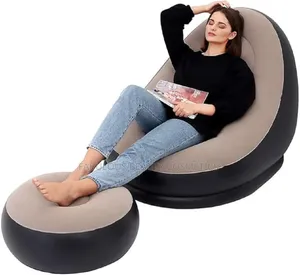 Inflatable Leisure Sofa Chair With Footstool