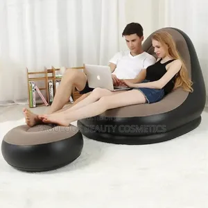 Inflatable Leisure Sofa Chair With Footstool