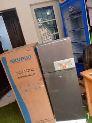 New Skyrun 138l Double Door Fridge BCD-138h Low Energy A+