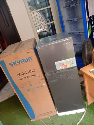 New Arrival Skyrun 138l Double Door Fridge BCD-138h 2025 Model