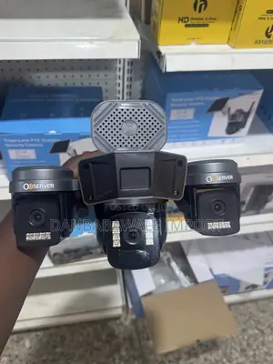 Observer 4g Triple-Lens Solar Security Camera Sim Card, Big Speaker