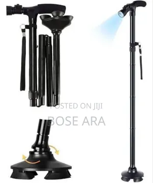 Medical Walking Stick With Torch Lights,Strong Walking Stick