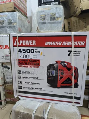 Come I Have Ipower Inverter Soundproof Petrol Gen 4.5kva Low Fuel Cons