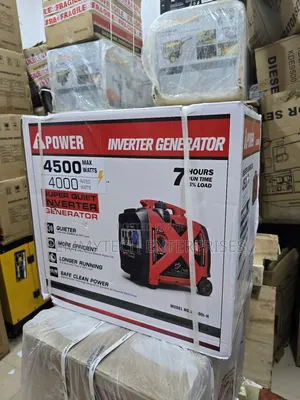 High Quality Inverter Soundproof Petrol Gen Ipower 4.5kva Low Fuel Con