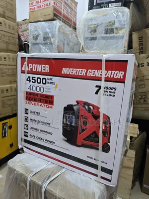 Imported Ipower Inverter Soundproof Petrol Gen 4.5kva Low Fuel Consump